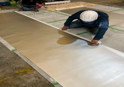 IS遮熱シートの施工の流れ